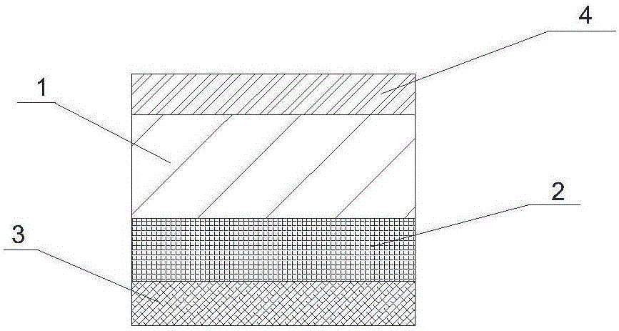 Flexible OSR second surface mirror thermal control coating and preparation method and application thereof