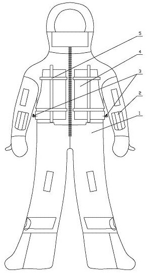 Buoyancy-enhanced heat-preservation life-saving suit