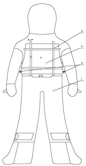 Buoyancy-enhanced heat-preservation life-saving suit