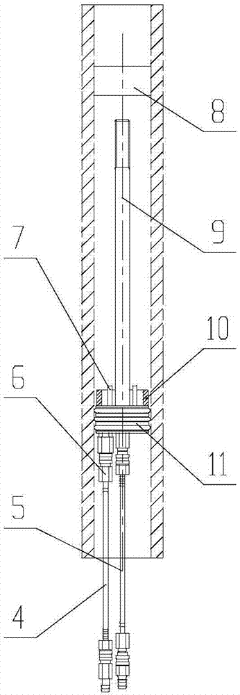 Welding anti-deformation water-cooling device for drive tube base penetrating part and using method of welding anti-deformation water-cooling device