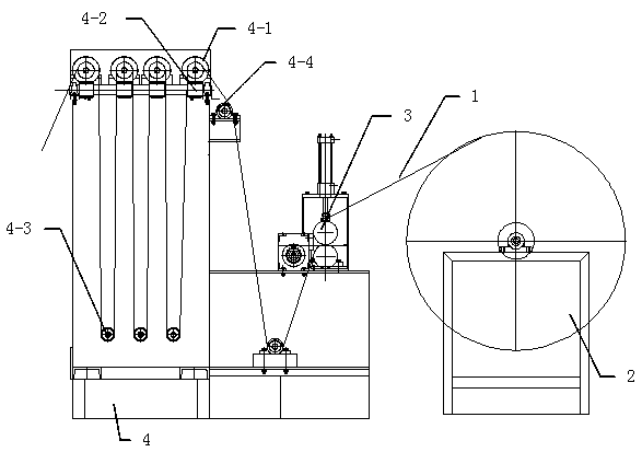 Equipment for continuous acid leaching treatment of high silica glass fiber cloth