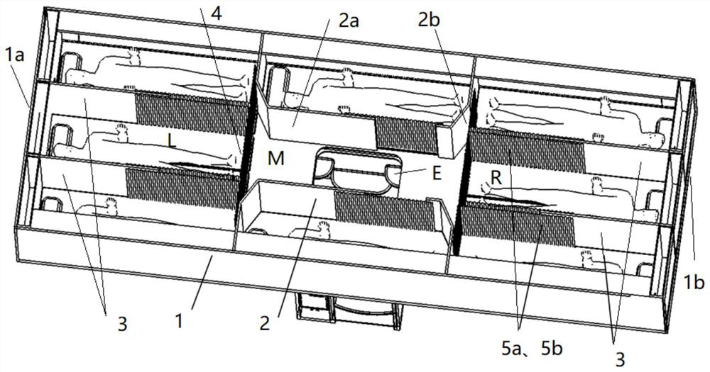 Crew rest cabin for aircraft and construction method thereof and aircraft