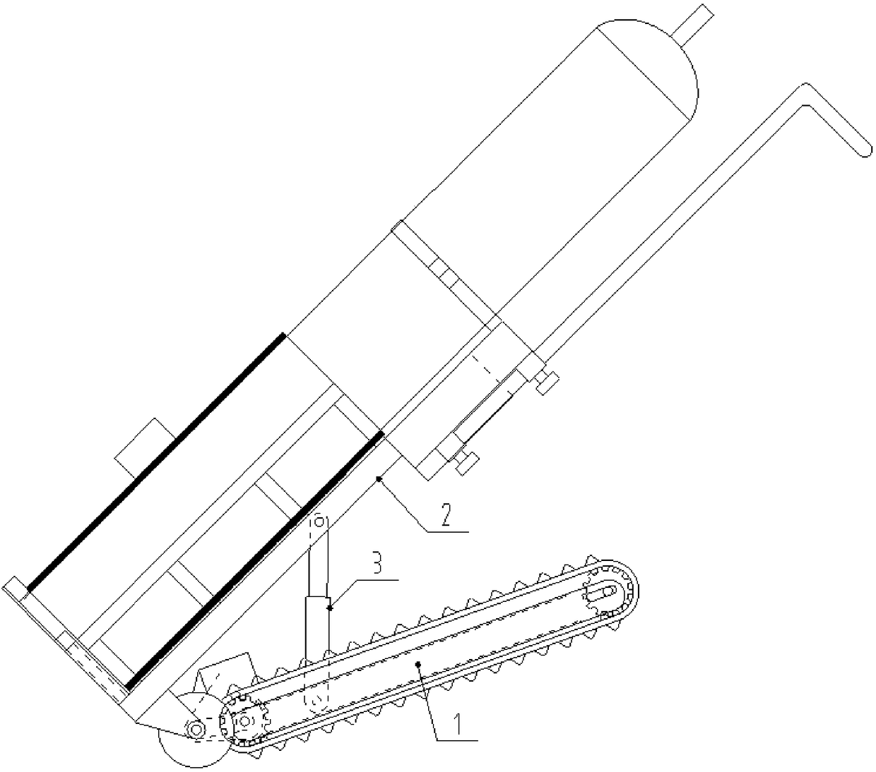 Gas steel cylinder and power equipment heavy duty multi-purpose load automatic transport building climbing machine