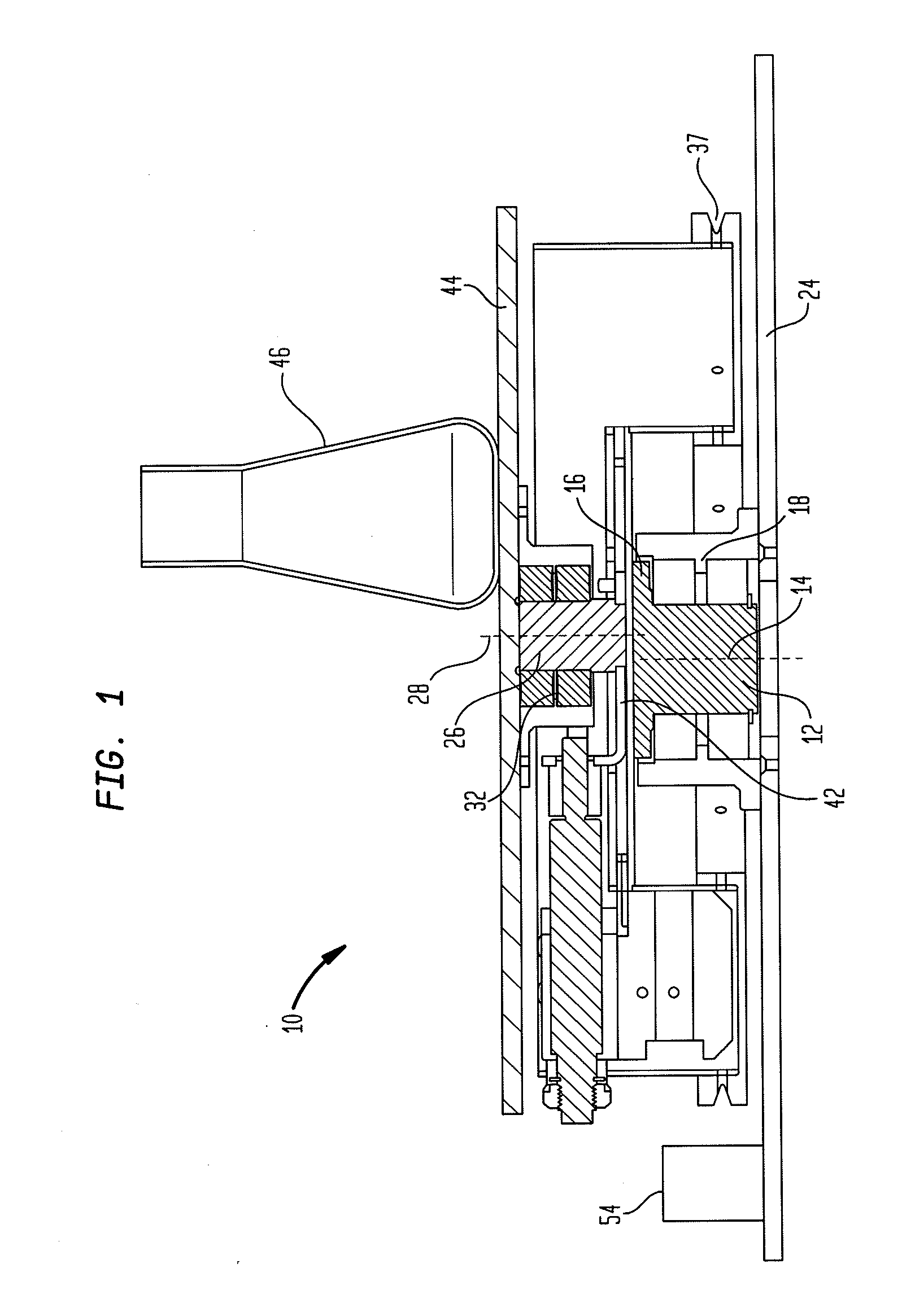 Adjustable orbit imbalance compensating orbital shaker