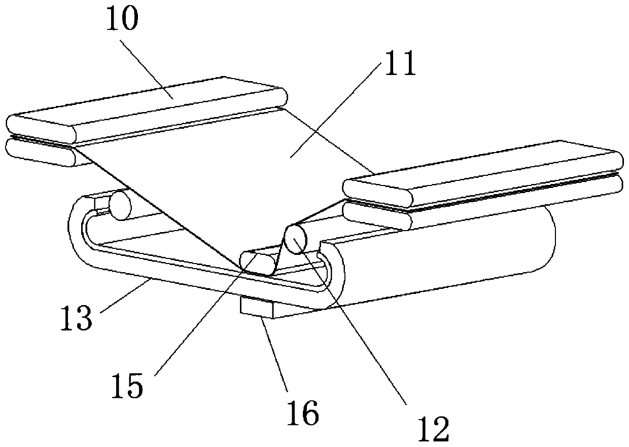 Magnetic type flexible roller-fitting jig