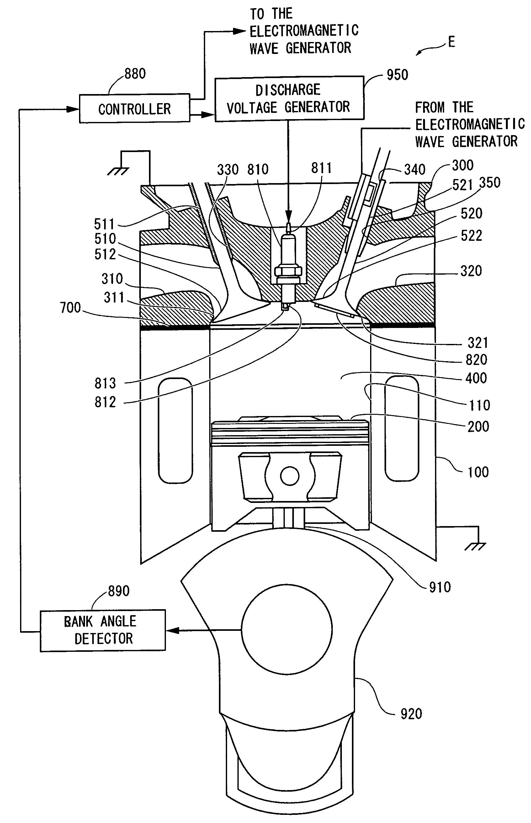 Plasma apparatus using a valve