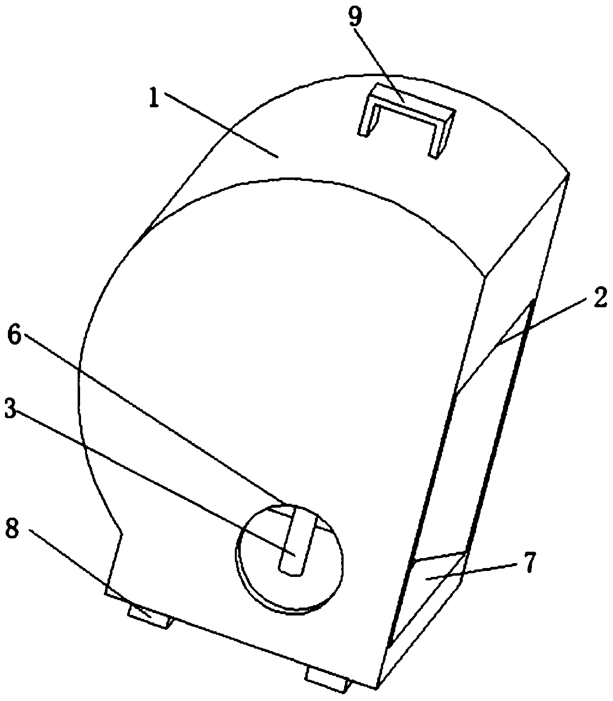 Simulation equipment for arc-spin ball launch based on hydrodynamics