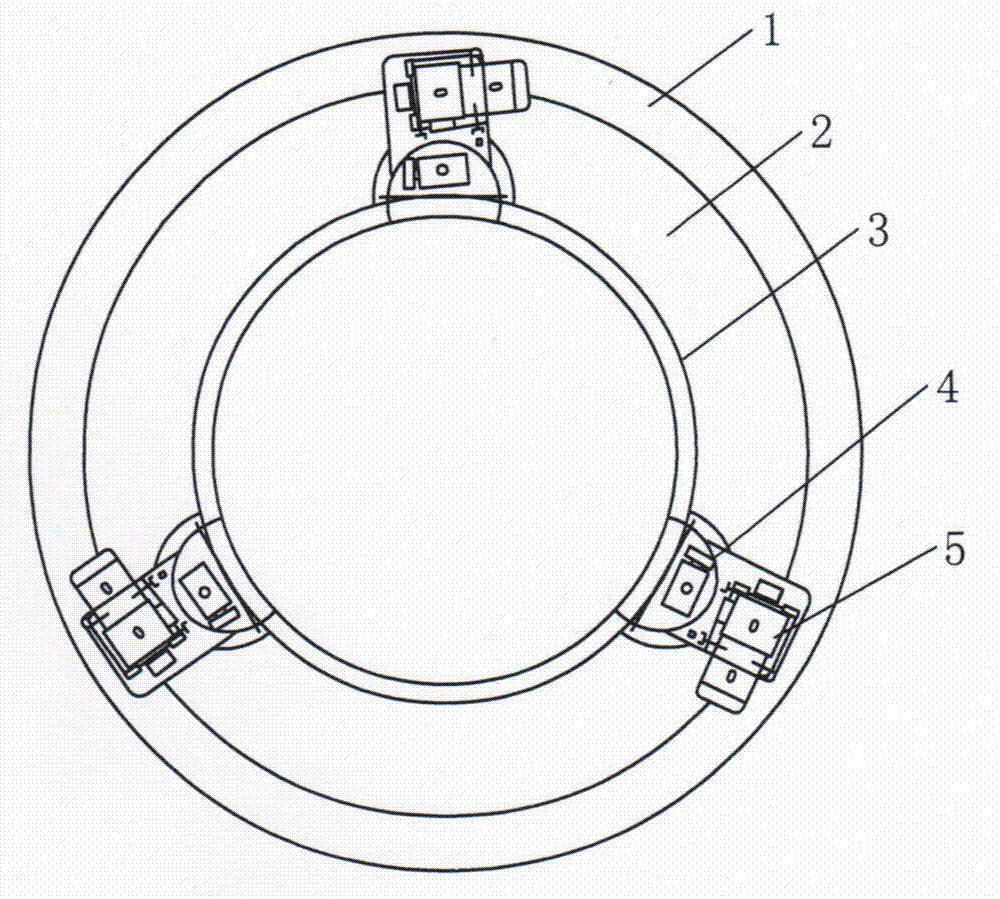 Quenching medium stirring cooling device