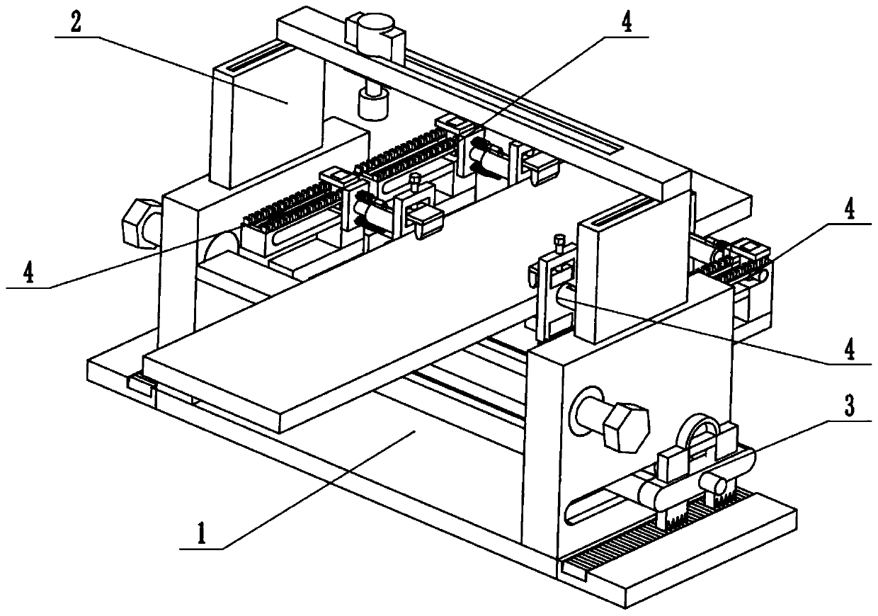 Building board processing device