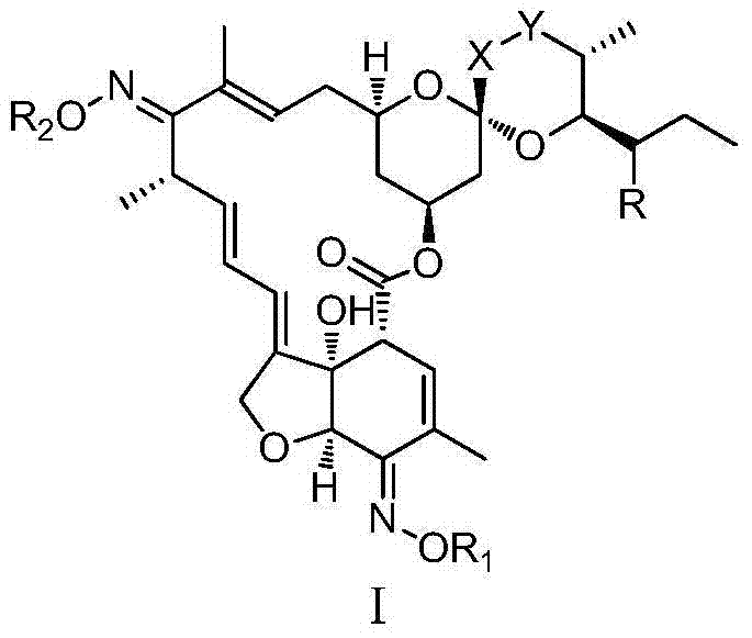 Milbemycin oxime compound and preparation method thereof