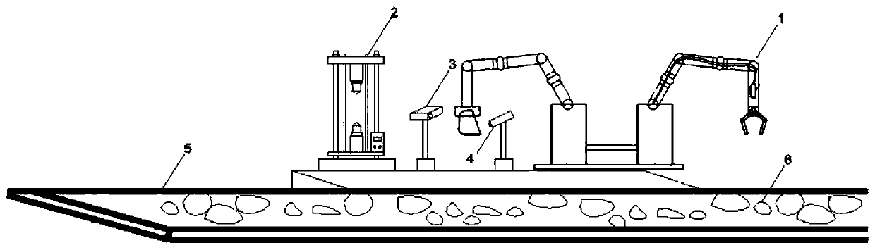 TBM-carried rock slag online compressive strength testing system and method