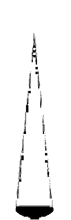 Soluble coaxial-cone multi-layer microneedle, microneedle array and preparation method of microneedle