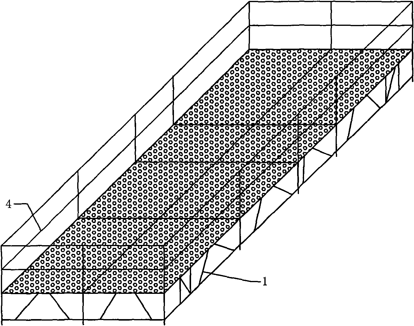 Steel structural overhead ceiling construction platform