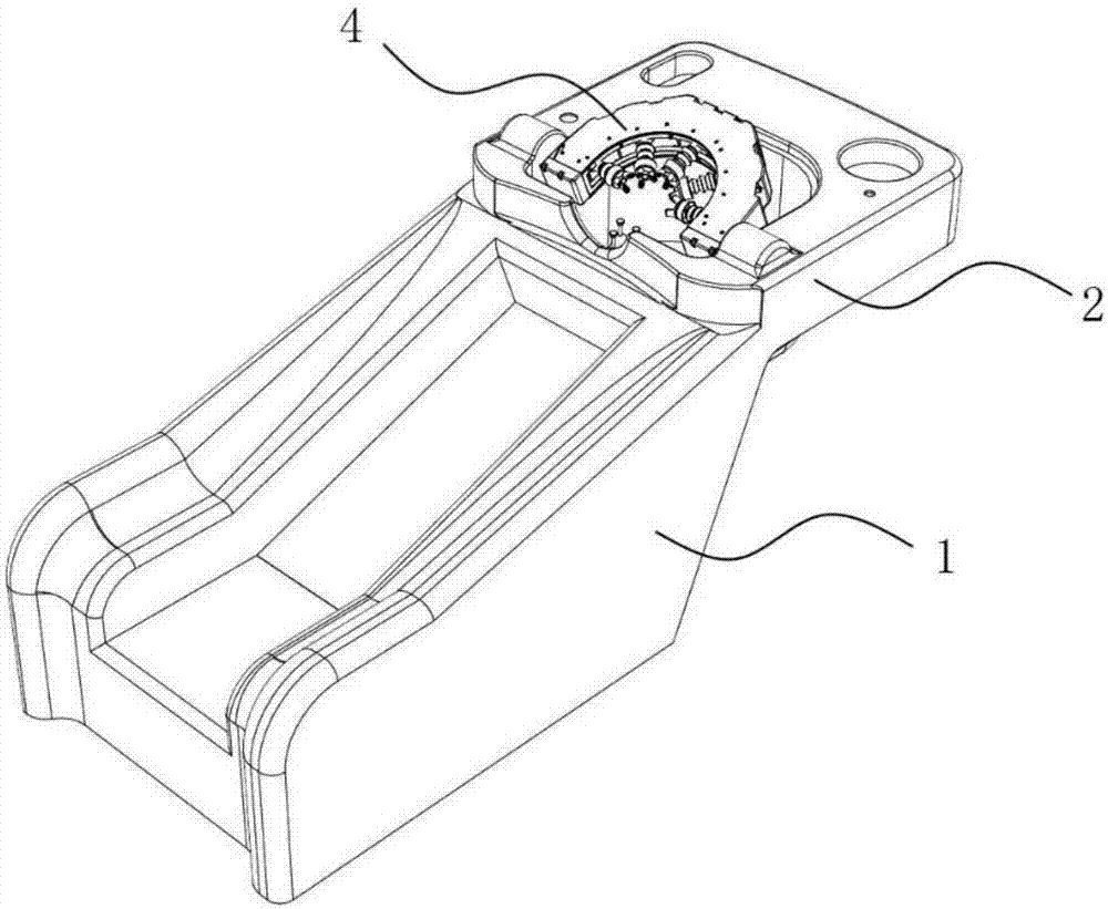 Full-automatic hair washing device