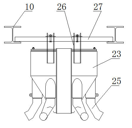 Pneumatic flotation machine with mechanical stirring