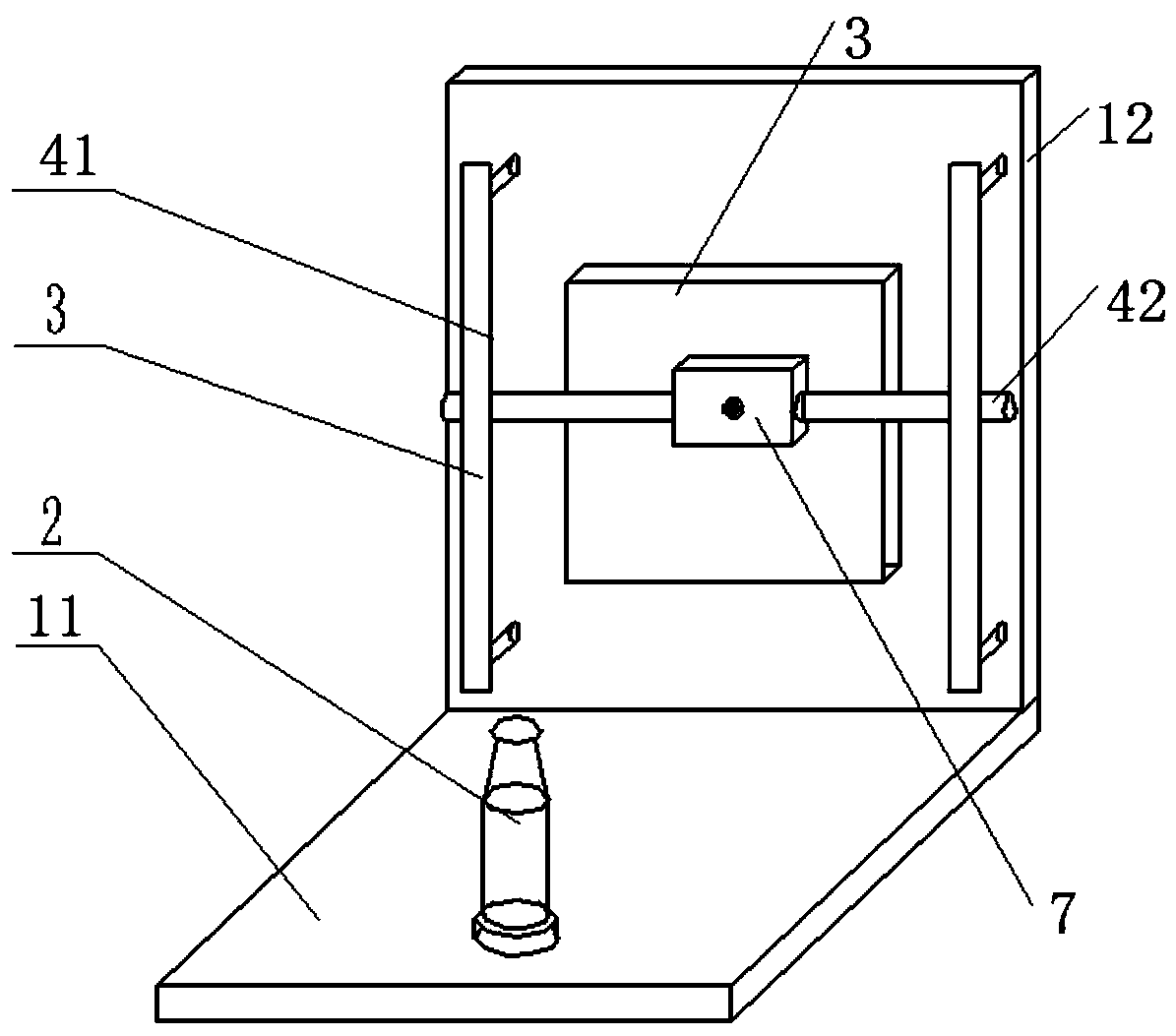 Device and method of dynamic-static calibration for laser tracker