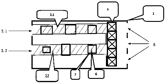 Clean closed server system and implementation method