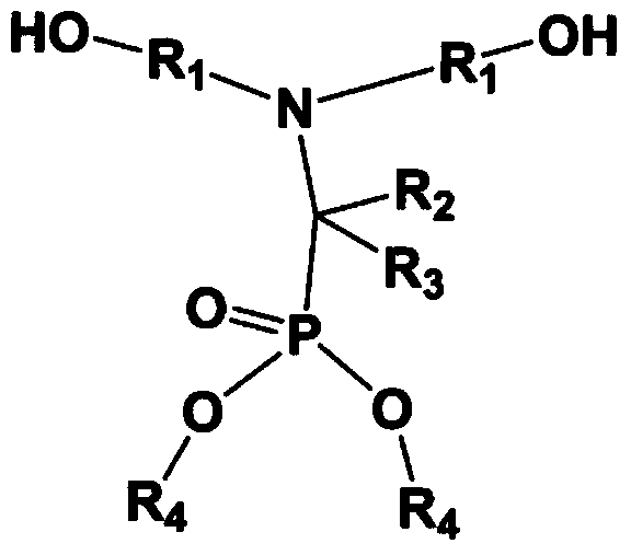 Phosphorous and nitrogenous UV-cured flame retardant and preparation method thereof