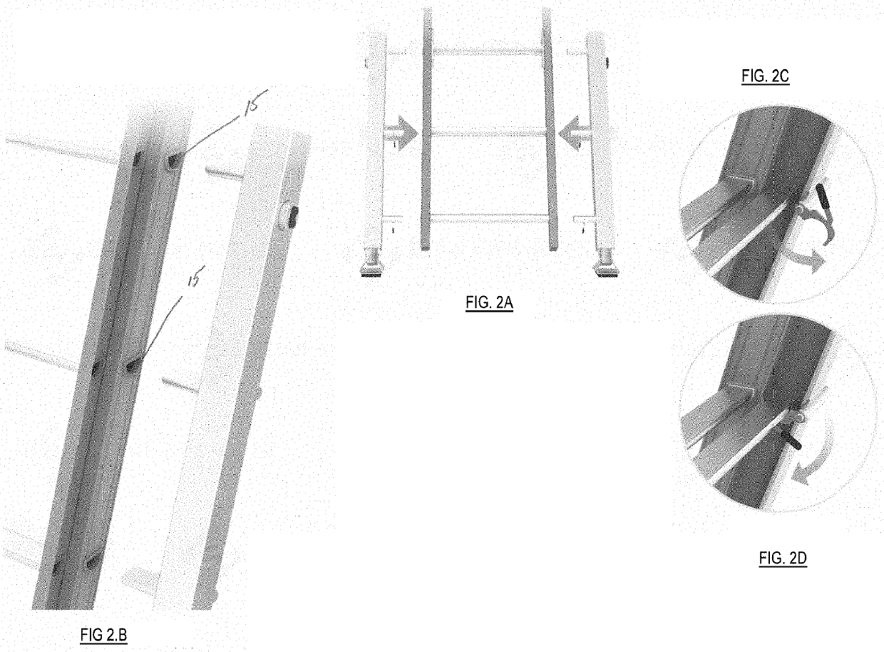 Leveling and stabilizing accessory for ladders