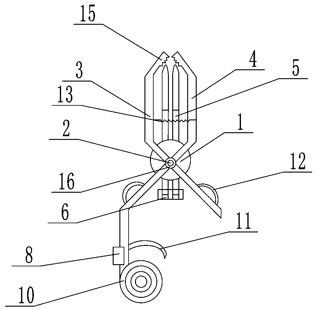 Test line wiring tool with voltage monitoring and auxiliary storage function