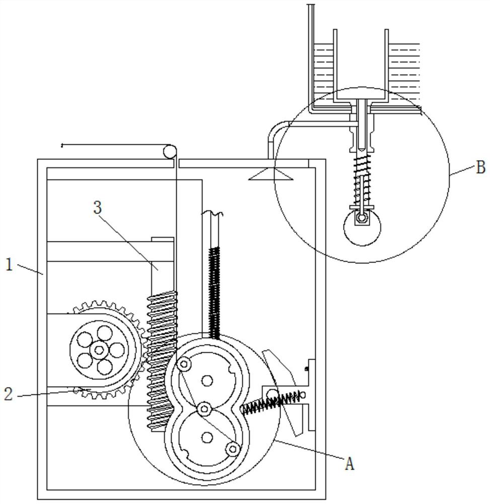 Fabric stretching and finishing device beneficial for uniform dip dyeing