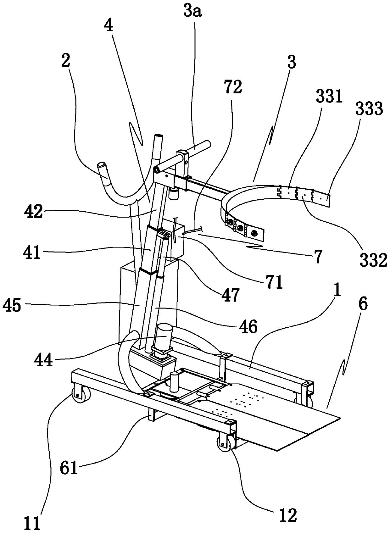 A multifunctional hemiplegia rehabilitation walking training machine