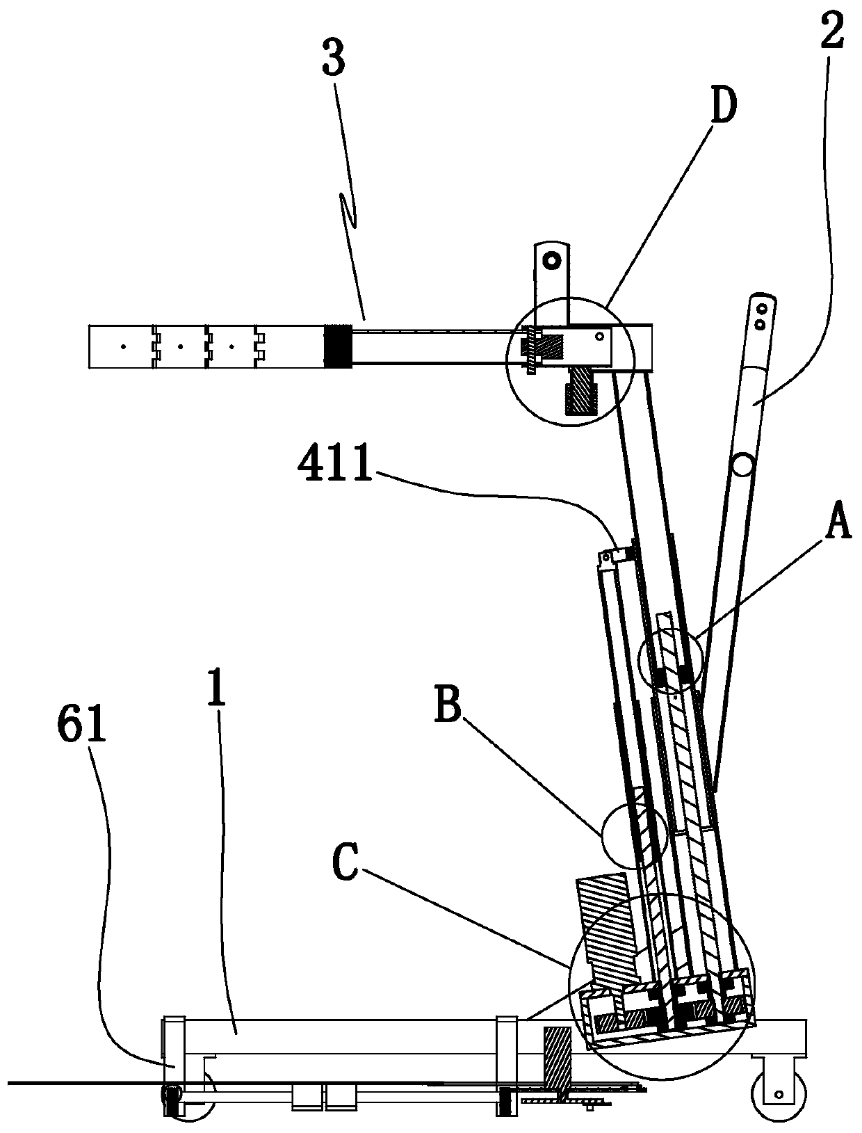 A multifunctional hemiplegia rehabilitation walking training machine