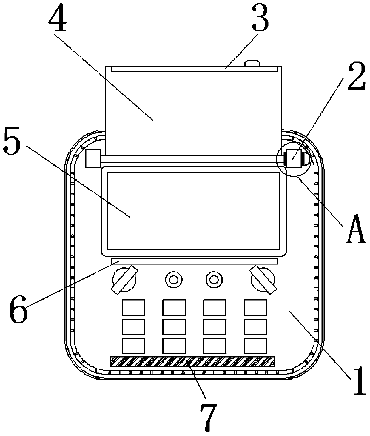 Remote monitoring device for unmanned tractor