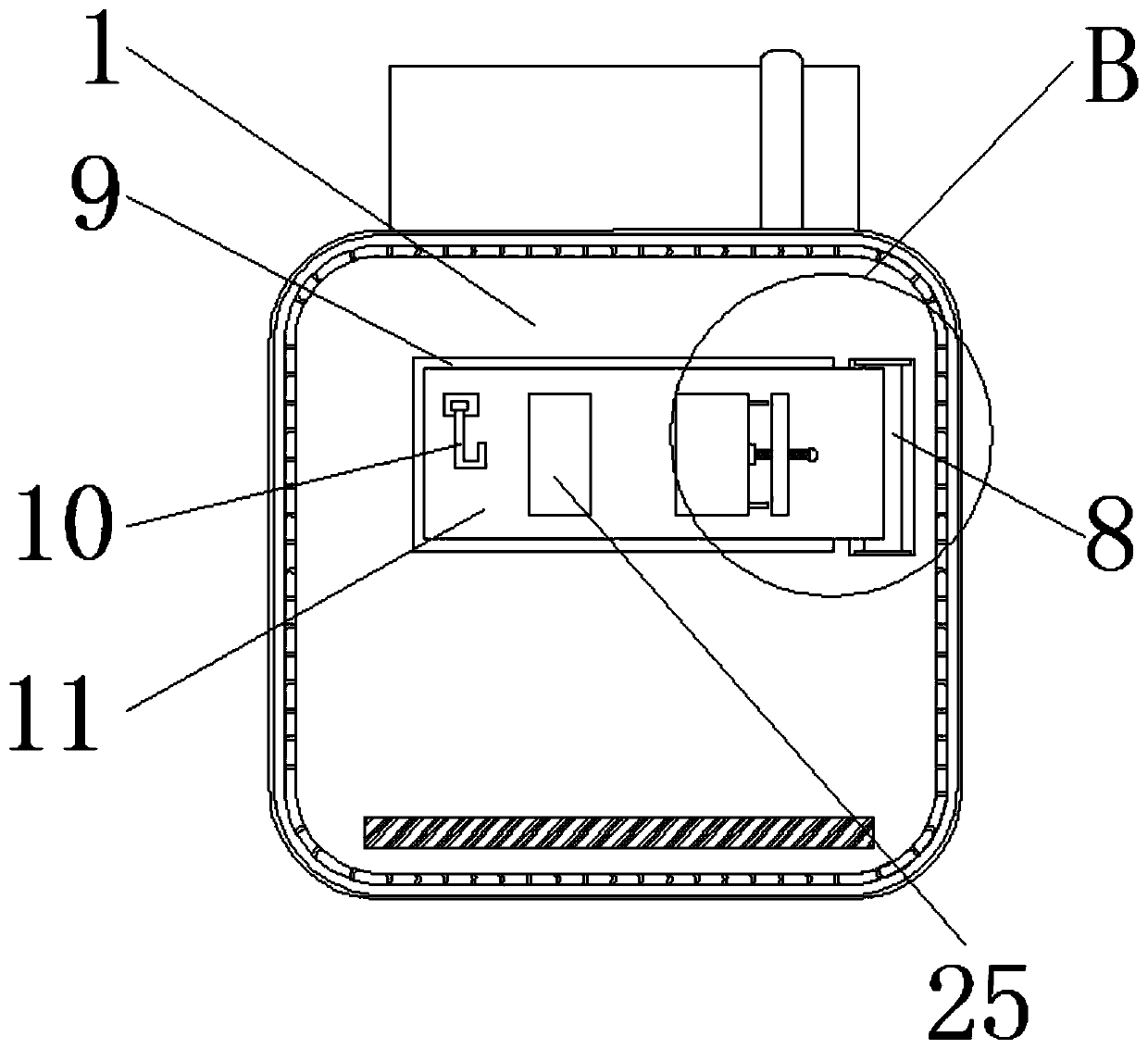 Remote monitoring device for unmanned tractor