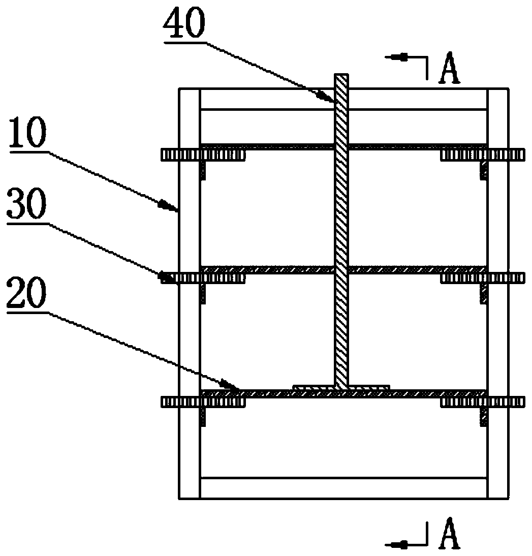 Off-line assembling device for foundation bolts and adjustment method thereof