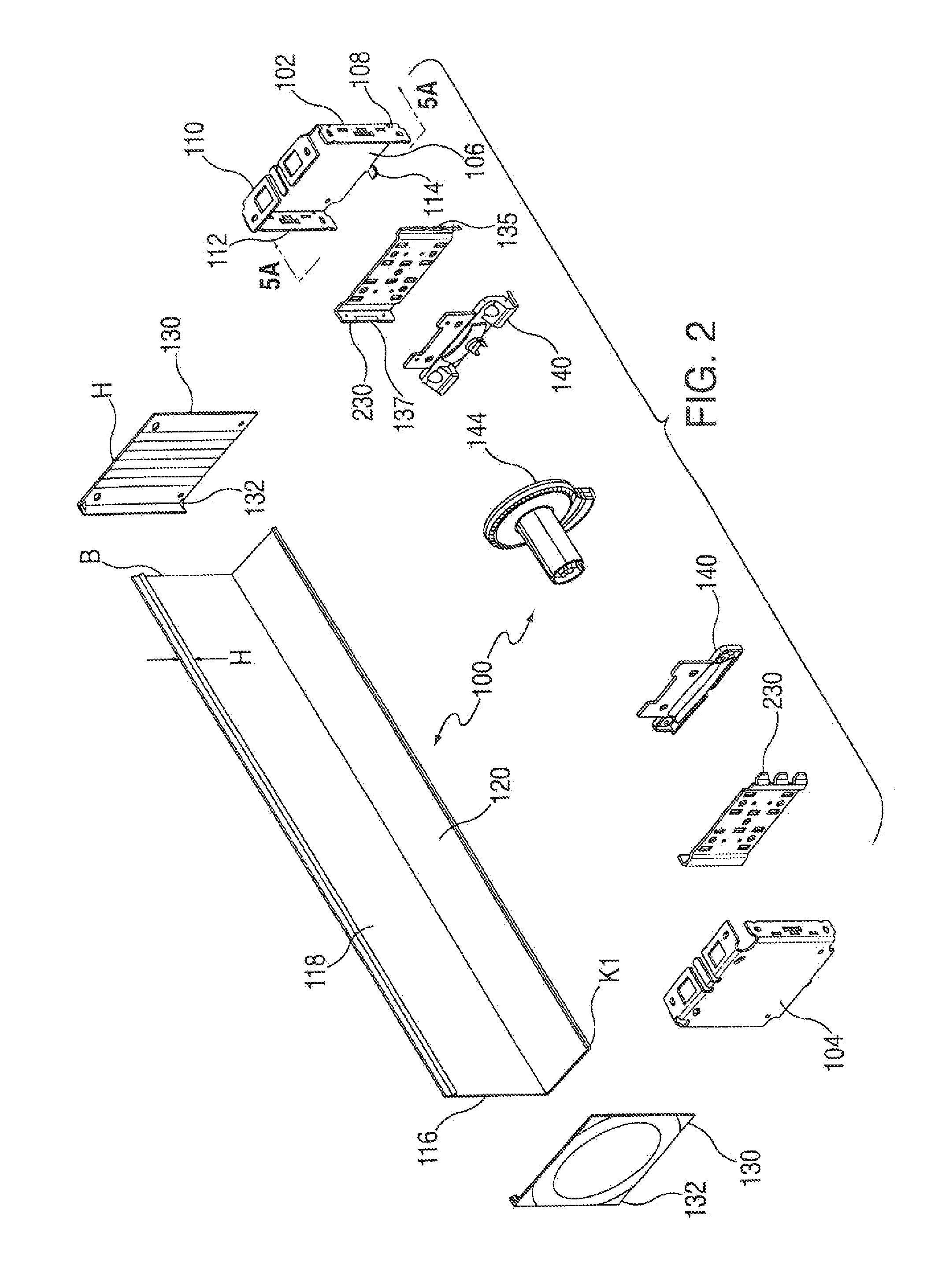 Modular bracket system for window treatment