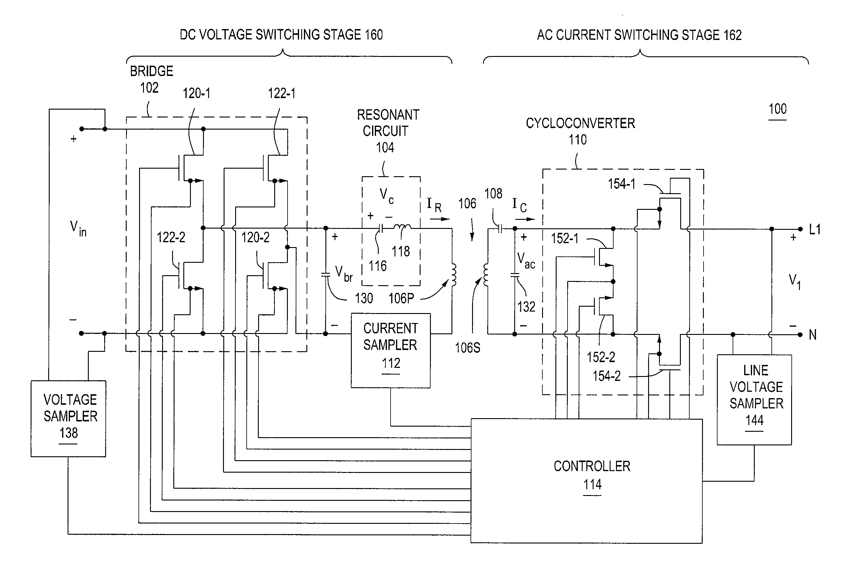 Method and apparatus for modulating lower powers in resonant converters