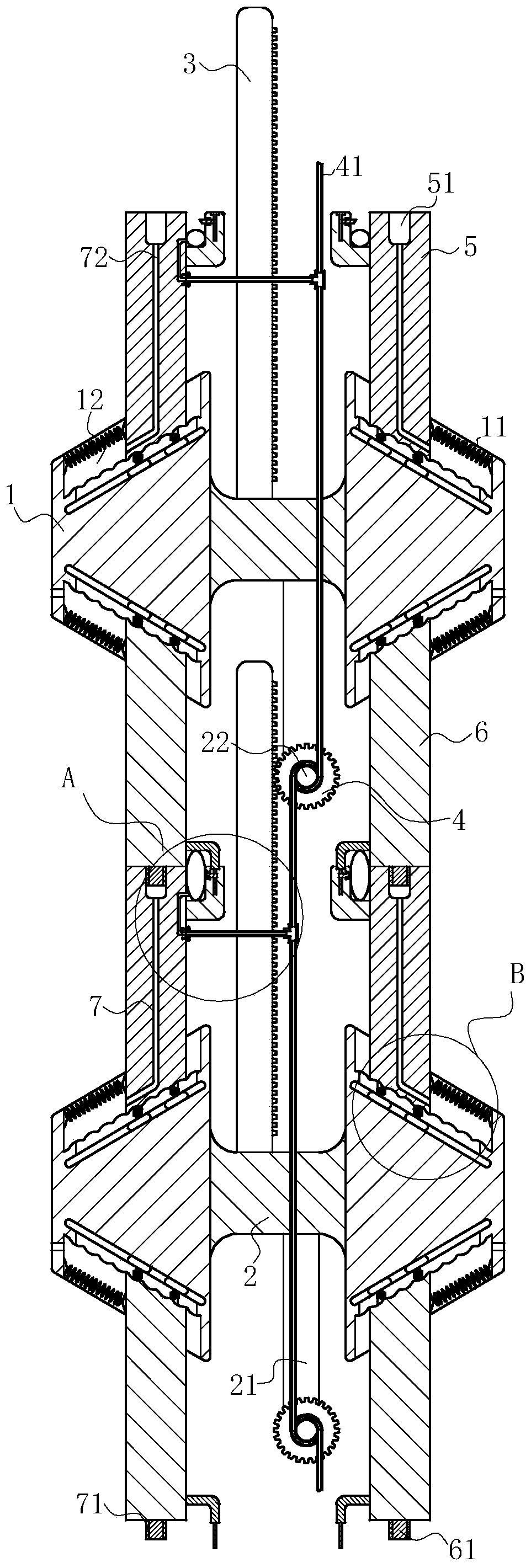 Flexibly-connected fabricated wall