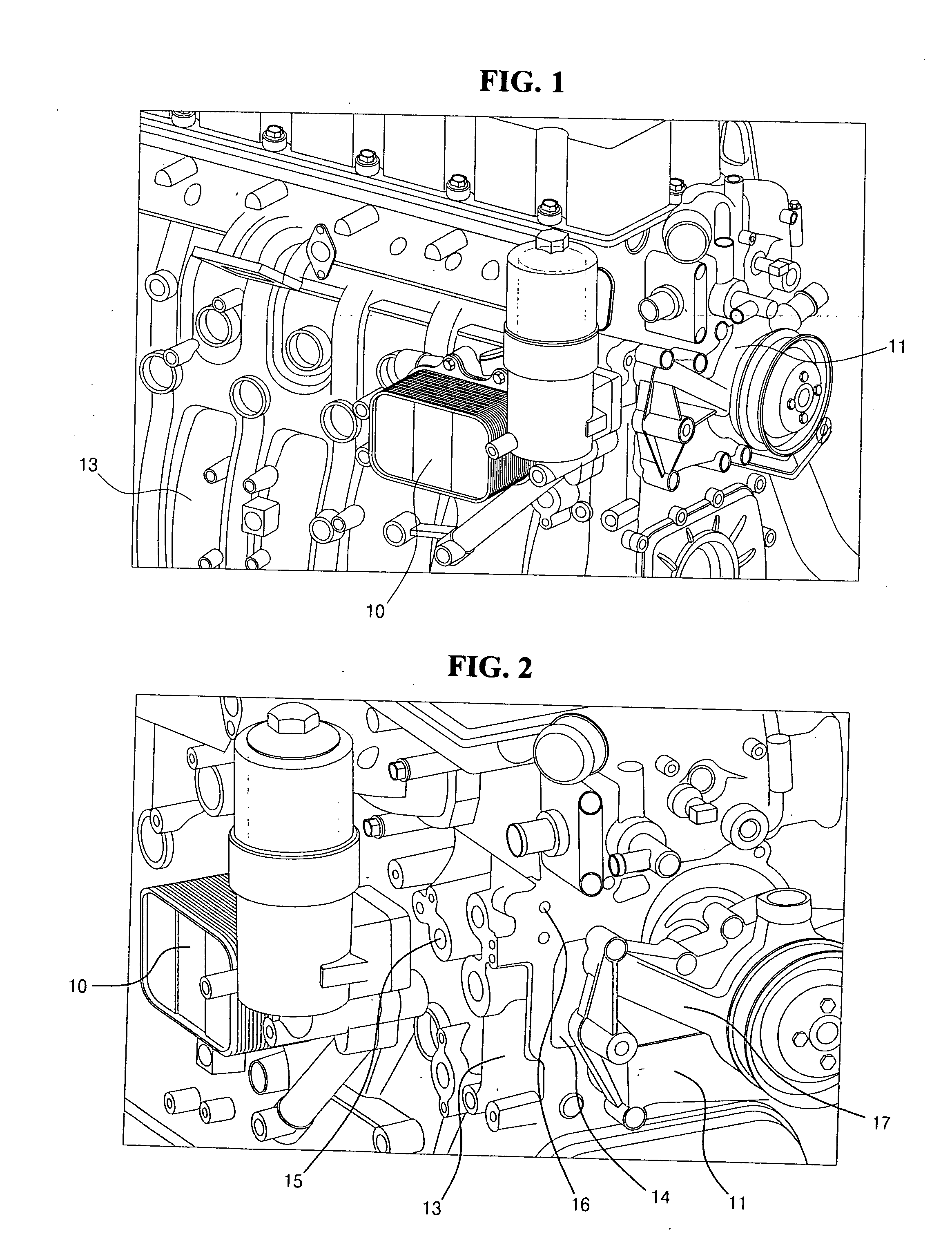 Cooling circuit of oil cooler for vehicle