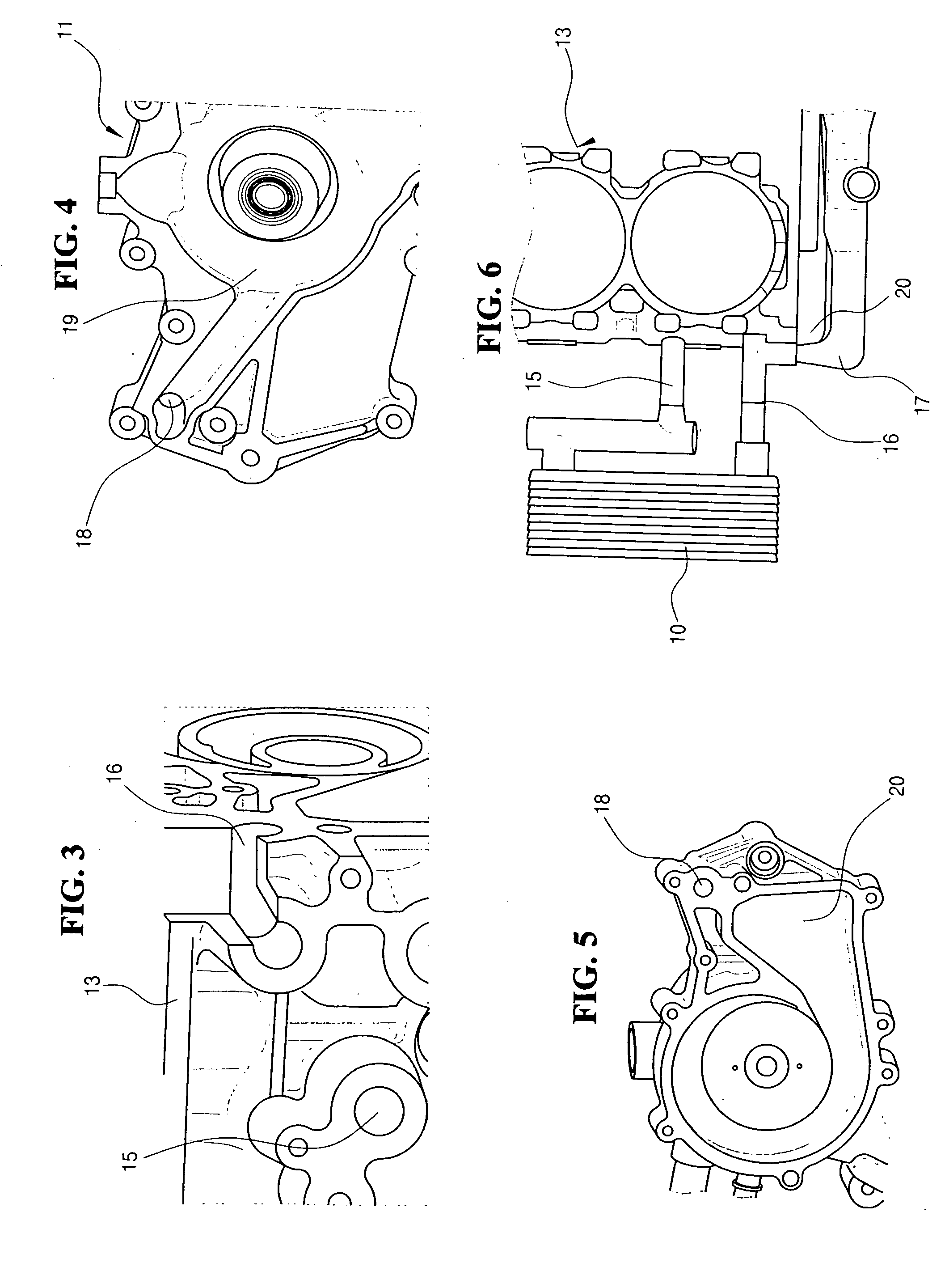 Cooling circuit of oil cooler for vehicle