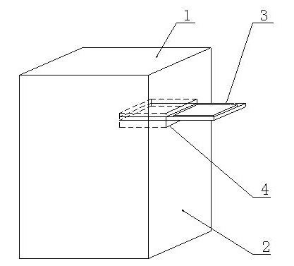 Electric cabinet door handle