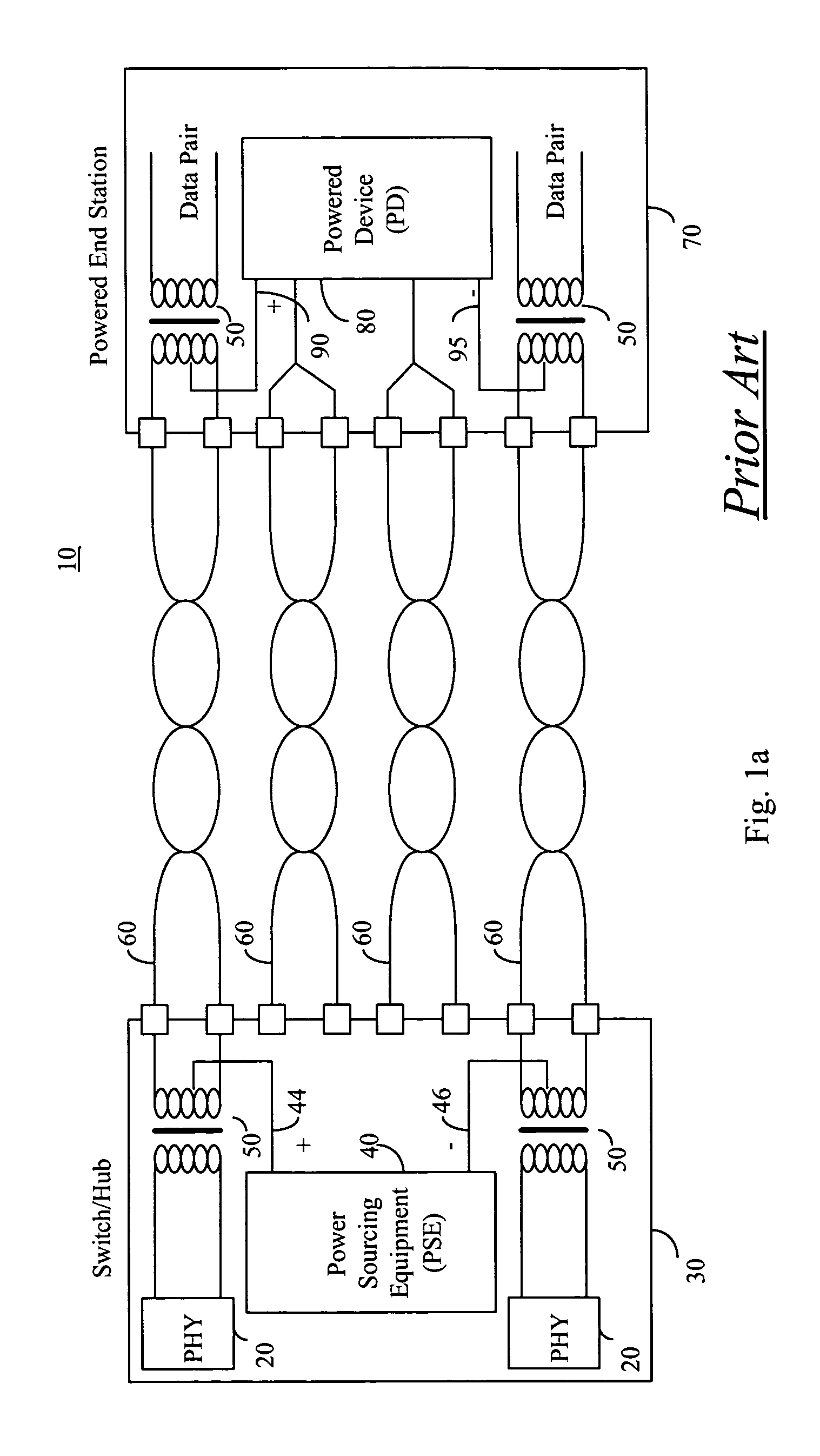 High power architecture for power over ethernet