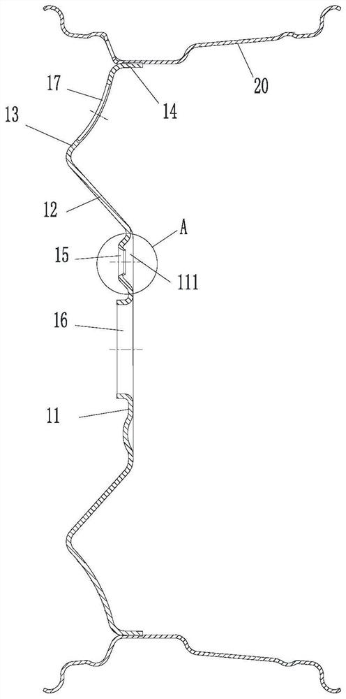 Wheel machining method, wheel and vehicle