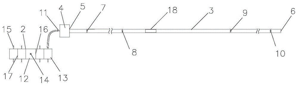 Flue gas sampling and mixing device