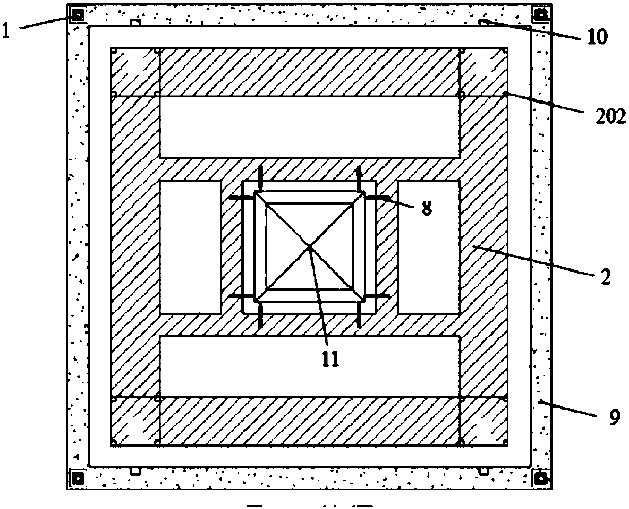 Synchronous hoisting device for steel column casing rack alternate support type steel platform and tower crane and hoisting method of synchronous hoisting device