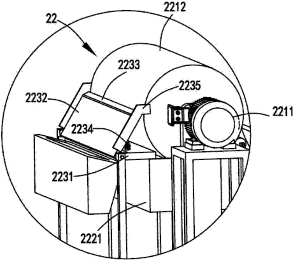 Efficient processing device for one-way cloth isolation film for production of weft-free cloth