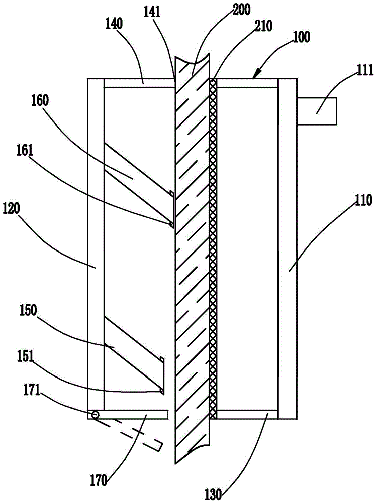 An observation device for a reaction kettle