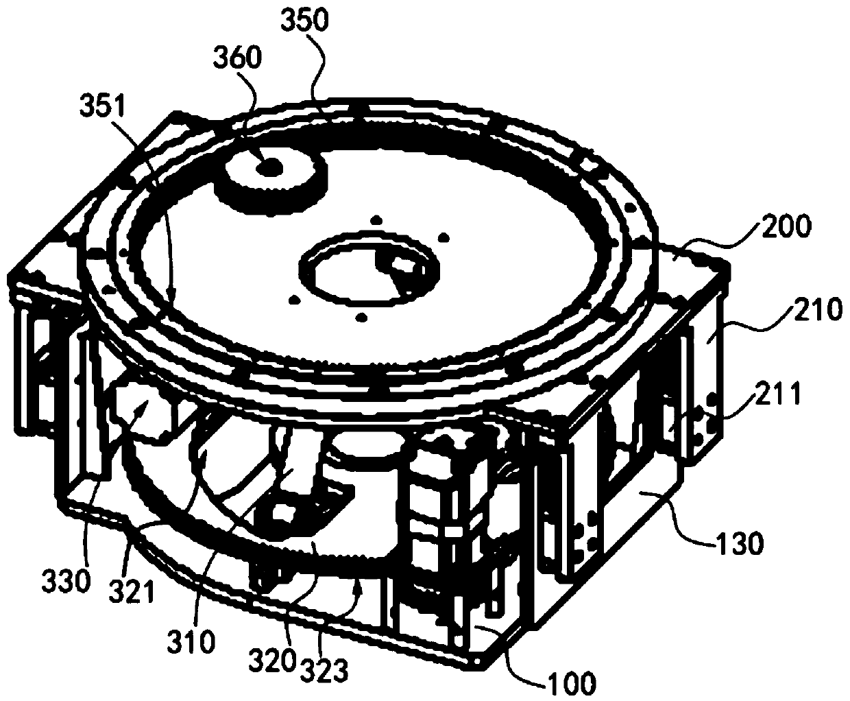 Lifting device and AGV with device