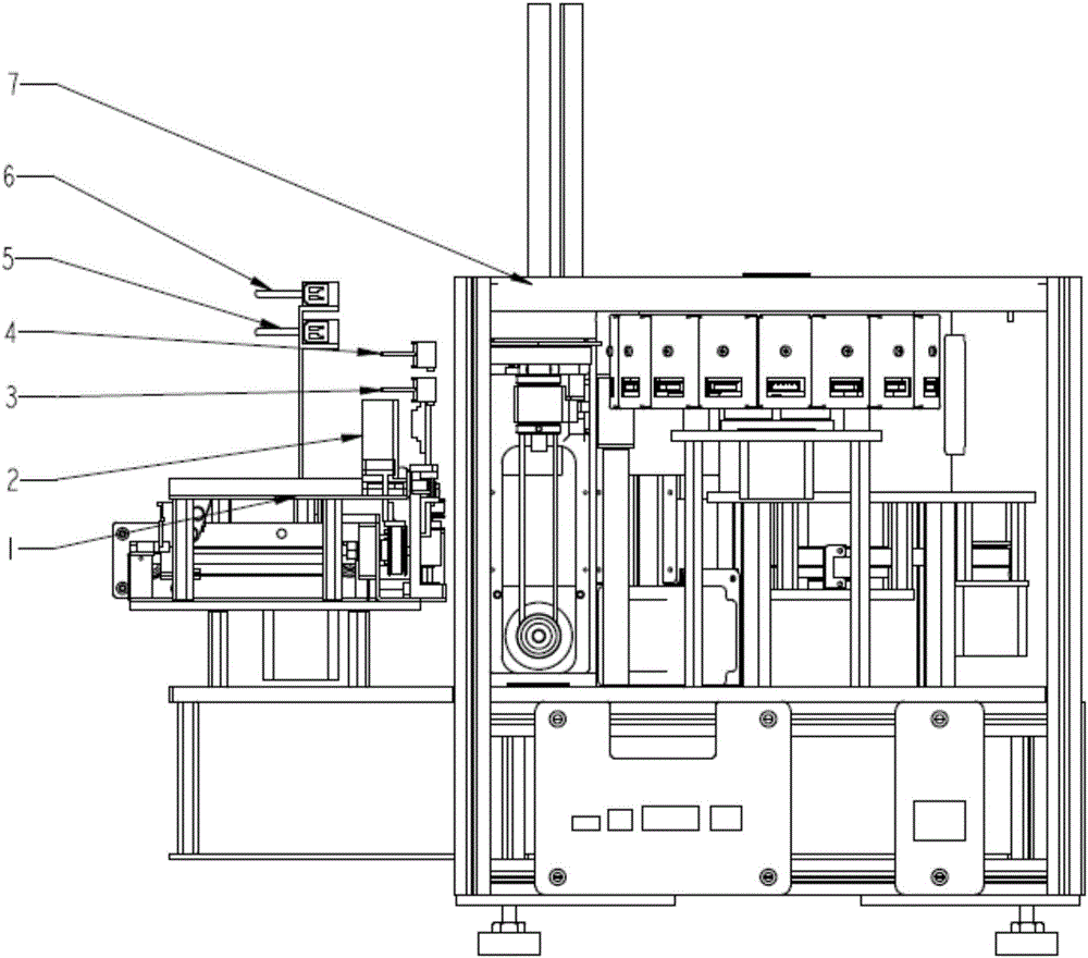 Test tube recognition method and test tube recognition device for detection equipment