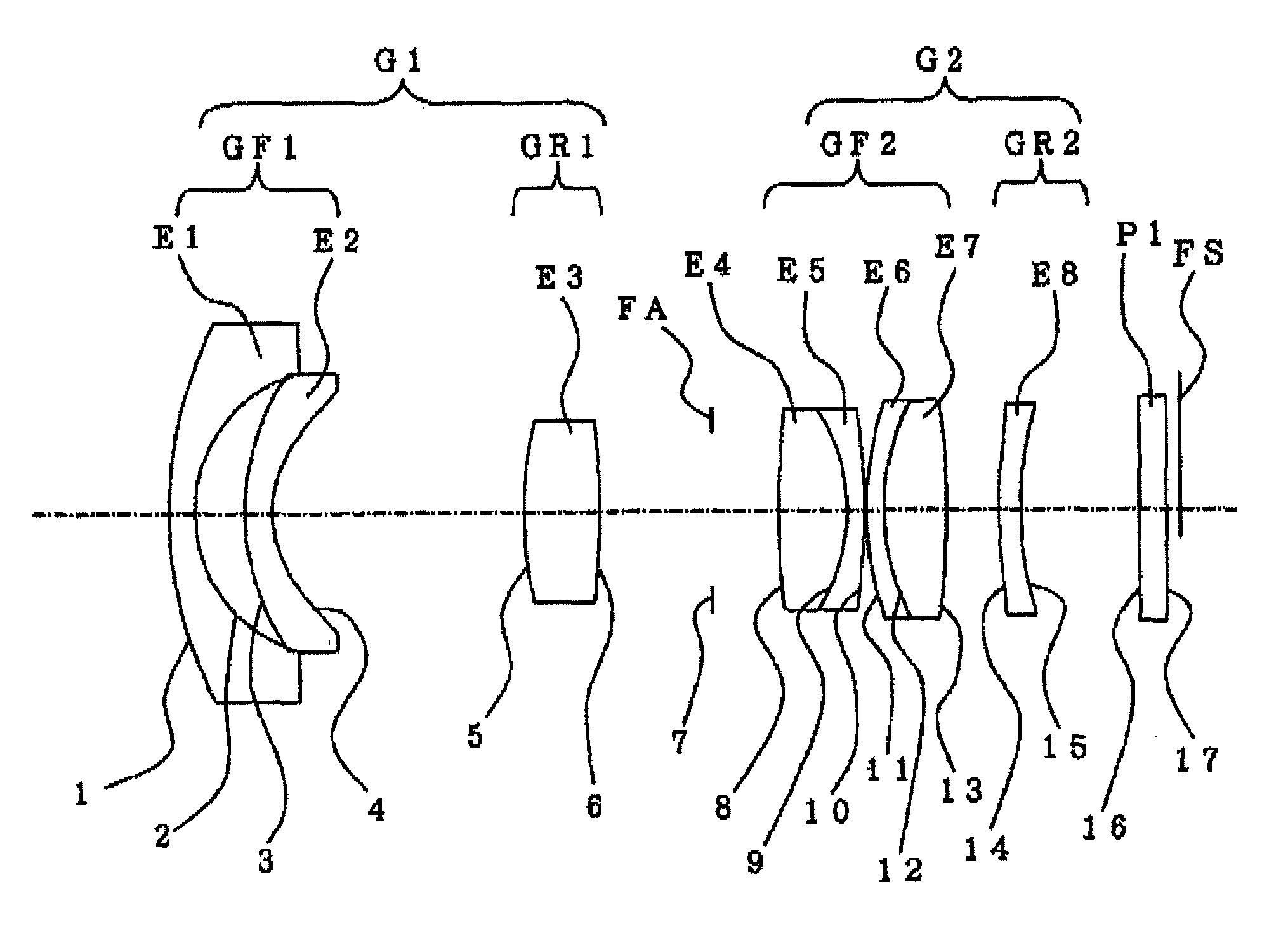 Image forming lens, camera and portable information terminal