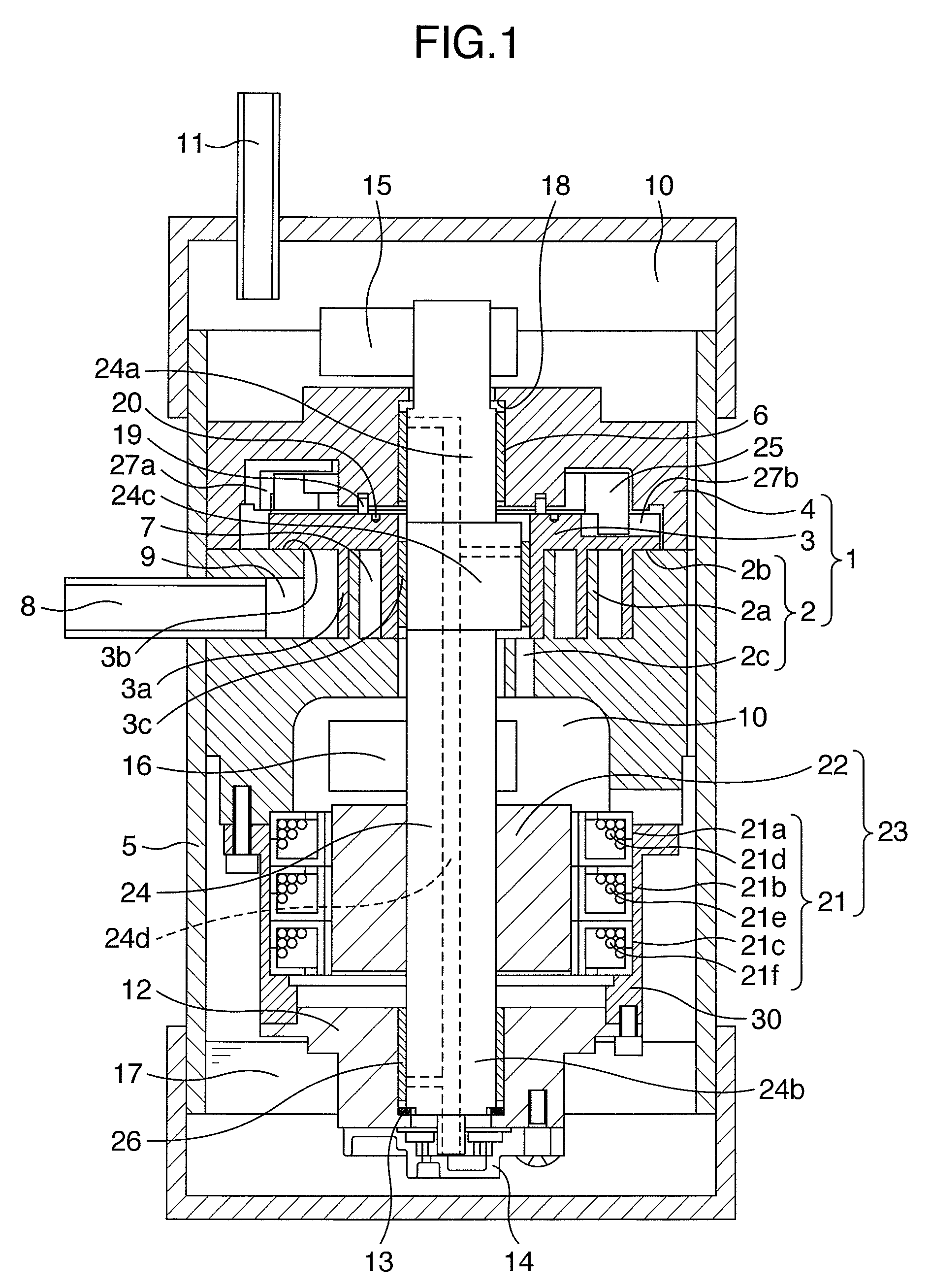 Displacement type compressor