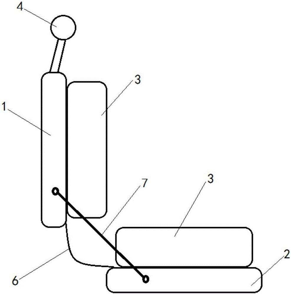 Upper limb and abdomen skin flap postoperation elevation exercise device and exercise management system