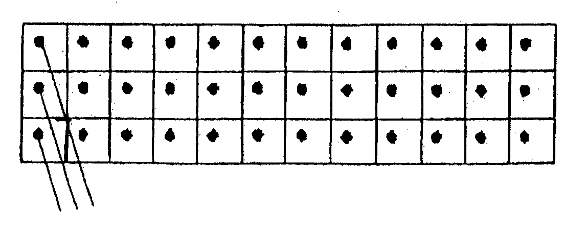 Connection structure of two-dimensional array optical element and optical circuit