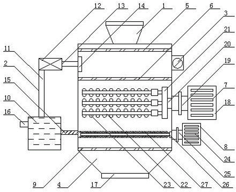 Rice polishing device