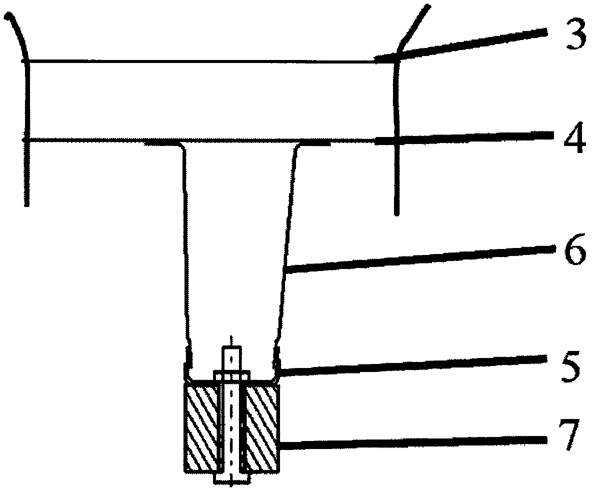 Power battery installing structure